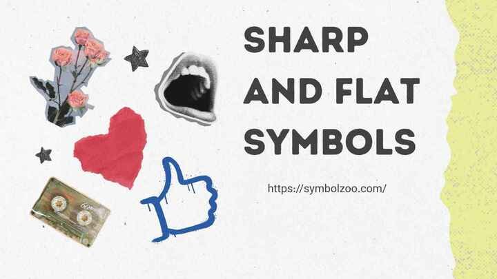 sharp and flat symbols