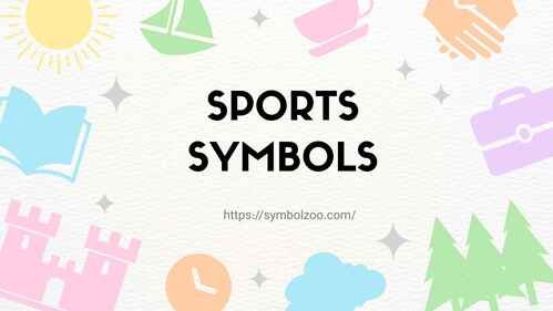 sports symbols