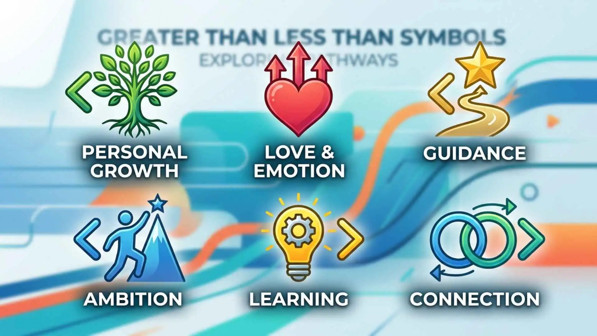 greater than less than symbols