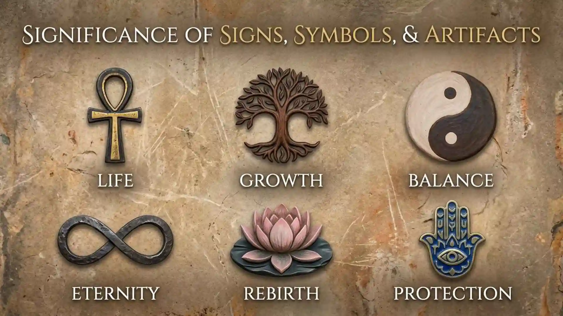 significance of signs symbols artifacts